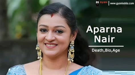 Aparna Nair Wiki, Biography, Age, Serials, Husband, Images 2024