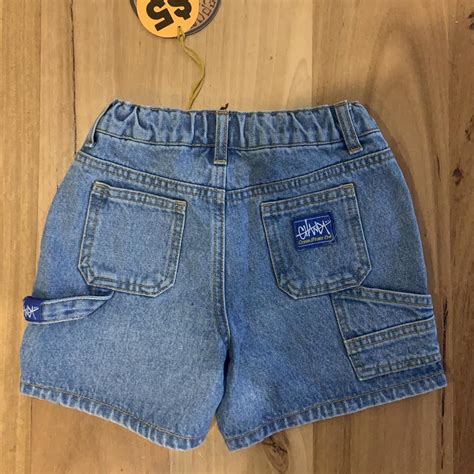 Ghanda Utility Denim Shorts Size Never Worn Depop