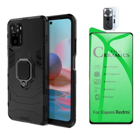 Estuche Funda Xiaomi Redmi Vidrio Ceramico Protector Camara Cuotas