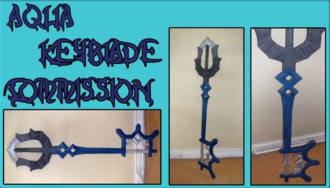 Aqua Keyblade Commission By Rainbow Spex On Deviantart