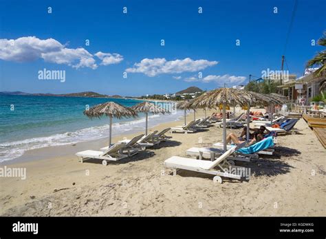 Beach Of Agios Prokopios West Side Of Naxos Island Cyclades Aegean