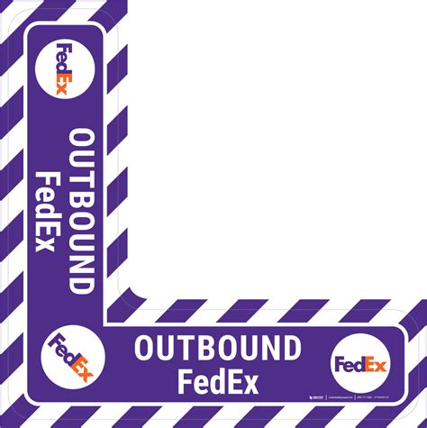 Outbound FedEx - Floor Sign Corner