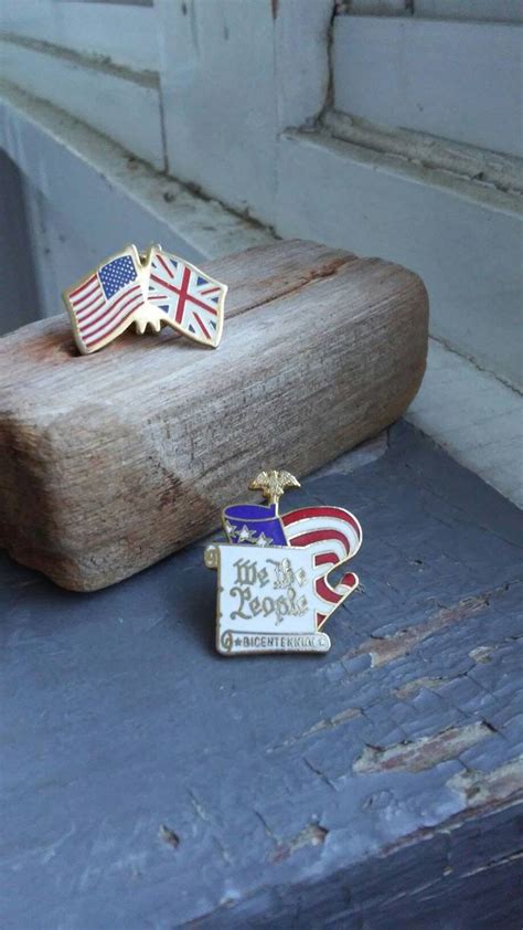 Vintage 1980s Patriotic Pins We the People Bicentennial With | Etsy ...