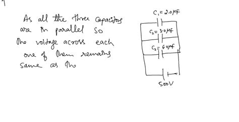 Solvedthree Capacitors With Capacitances Of C120 μf C230 μf And