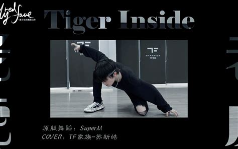 【tf家族】练习生的舞蹈记录《myredface》（14）——《老虎（tiger Inside》舞蹈cover哔哩哔哩bilibili