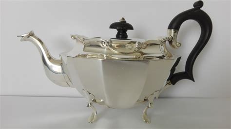 Victorian 925 Silver Teapot London 1896 Goldsmith P F Catawiki