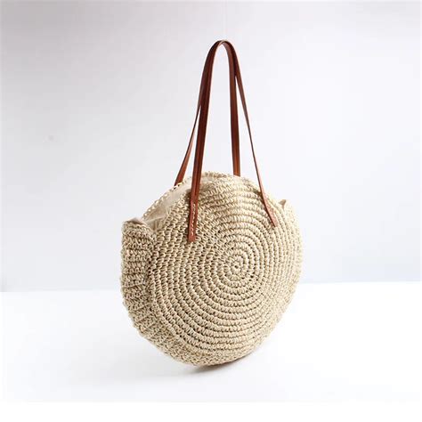 Cartera Redonda Rafia Crochet X X Atelier Yuwa Ciao Jp