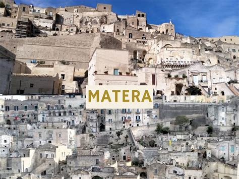 Matera: the city of Culture, Landscape and Heritage - Wai Italy