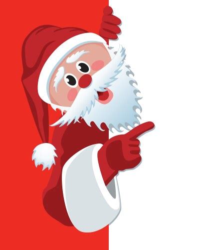 Christmas Santa Claus Funny Cartoon Vector Images Over