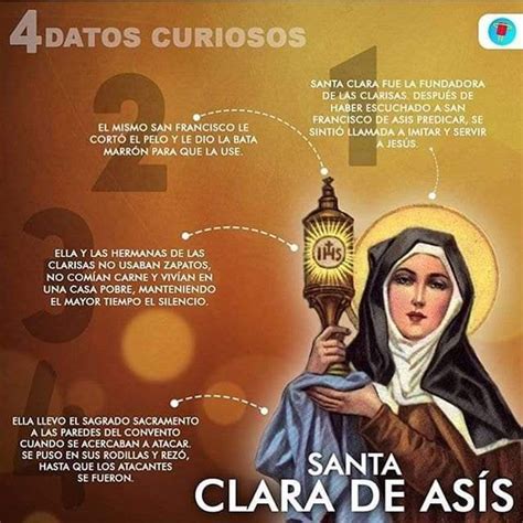 Santa Clara de Asís frases y enseñanzas oración y biografía Planeta