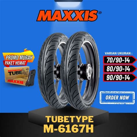 Jual READY COD MAXXIS NON TUBLES M6167H M 6167 H BAN MAXXIS 70 90