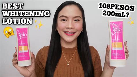 BELO WHITENING LOTION With SPF 30 THE BEST PAMPAPUTI YouTube