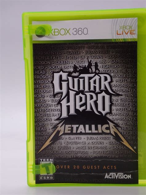 Guitar Hero Metallica Xbox 360 Original Mídia Física Mercado Livre