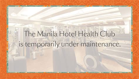 Health Club - The Manila Hotel