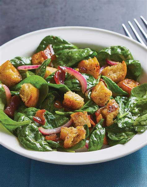 Hot Spinach Salad Recipe