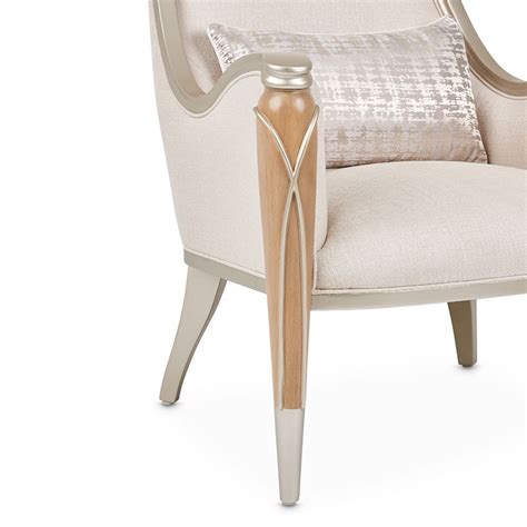 Villa Cherie Caramel Accent Chair Aico Furniture Furniture Cart