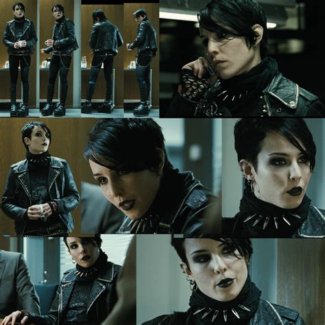 Noomi Rapace as Lisbeth Salander, The Girl With The Dragon Tattoo ...