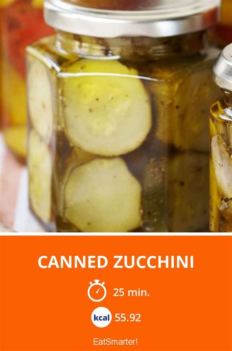 Canned Zucchini recipe | Eat Smarter USA