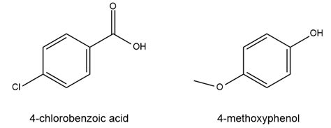 4 Chlorobenzoic Acid And 4 Methoxyphenol Are Only Very Slightly S