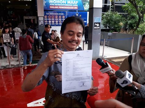 Roy Suryo Belum Ditahan Meski Sudah Jadi Tersangka Polisi Bilang