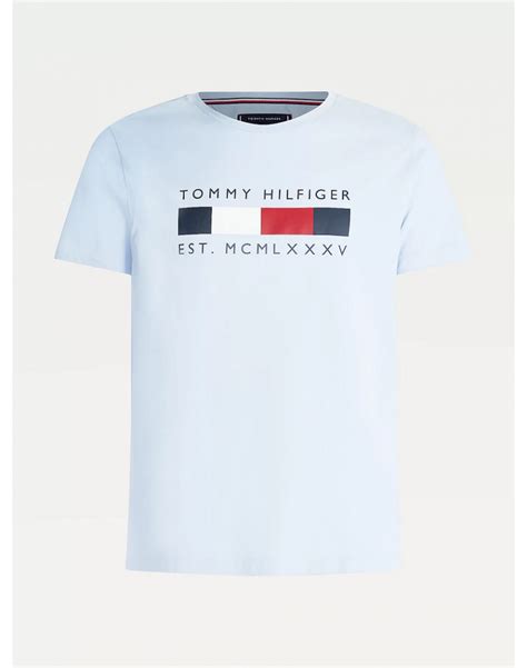 Tommy Hilfiger Camiseta Manga Corta Logo Box Stripe Tee