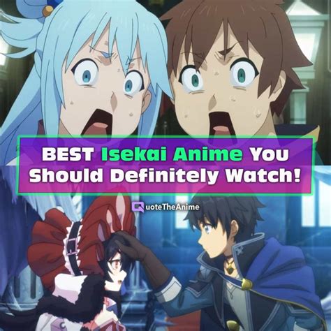 55 Best Isekai Anime Recommendations