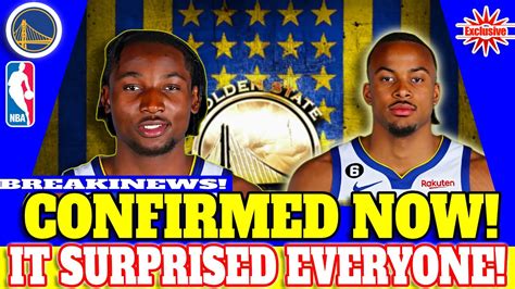 🔵⚪🔥🚨urgent Out Now Last Hour Warriors Confirmed Player Update Golden State Warriors News