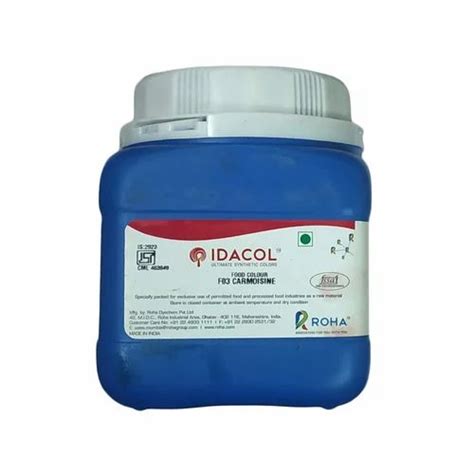 Idacol F Carmoisine Food Colour Jar Powder At Rs Kg In