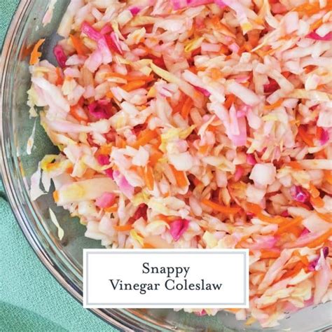 Vinegar Coleslaw No Mayo Recipe 5 Ingredients 5 Minutes