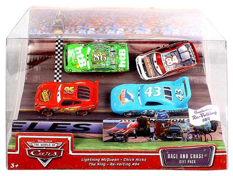 Disney Cars The World of Cars Multi-Packs Race and Chase 4-Pack 155 ...