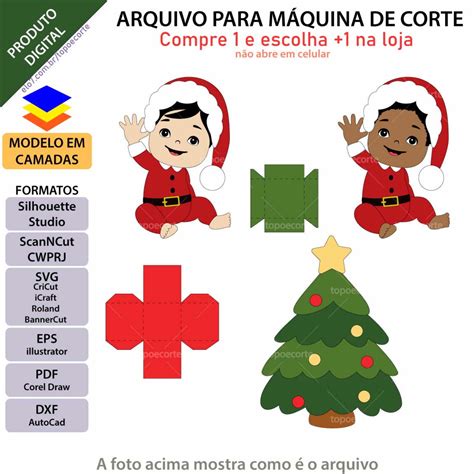 Arquivo Topo De Bolo Primeiro Natal Arquivo Da Loja Elo