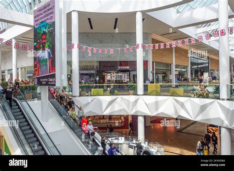 Interior View Meadowhall Shopping Centre Meadowhall Sheffield South