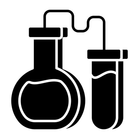 Trendy Vector Design Of Chemical Flask With Test Tube Denoting Concept Of Experiment 23709969