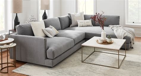 West Elm Sectional Sofa | Baci Living Room