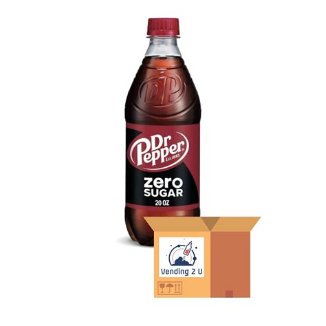 Dr Pepper Zero Sugar, 20oz, 8 Units – Louisiana Pantry