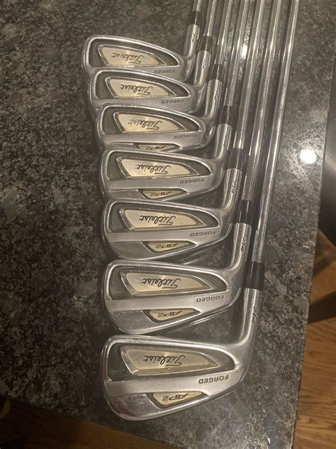 Titleist 714 Ap2 Iron Set 4 Pw Ns Pro Zelos 8 Shaft R Flex Left