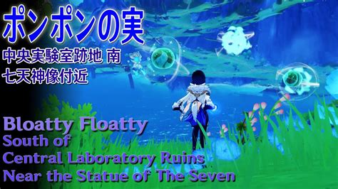 原神ポンポンの実 中央実験室跡地南部 七天神像付近 54906 Bloatty Floatty South of Central