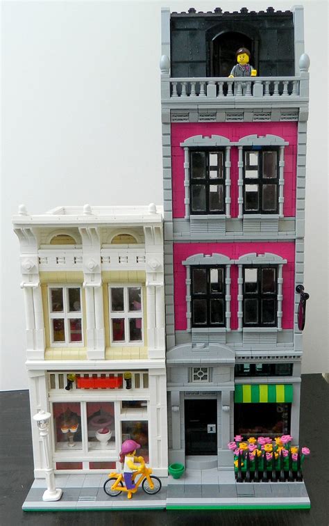 Flickrpta78fx Lego Moc Modular Townhouse With Shop Street