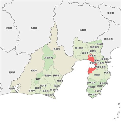 静岡県沼津市の地図 Map It マップ・イット