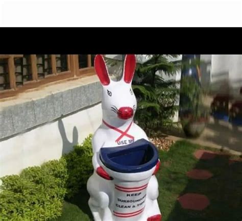 Rabbit Shape Dustbin At Rs Frp Dustbin In Kalyan Id