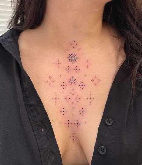 55 Appealing Sternum Tattoo Ideas And Designs To Create Magic Psycho Tats