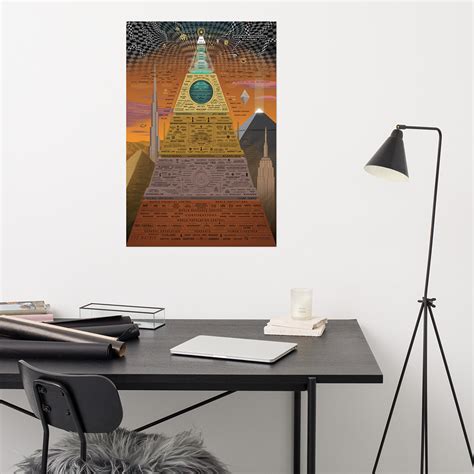 World Hierarchy Pyramid Poster 24″ x 36″ – DEEP STATE MAPPING PROJECT