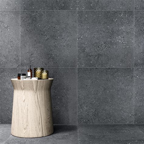 Modena Black Matt R Rectified Porcelain Tile Stone Deals