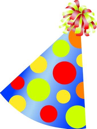 Birthday party hat clipart jpg – Clipartix