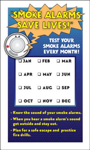 Test Your Smoke Alarms Magnet Fire Safety For Life