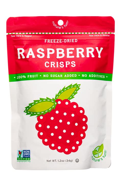 Freeze Dried Raspberry Crisps Nosh