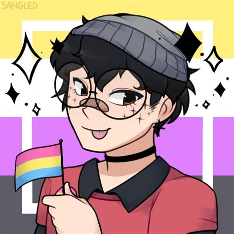 Non Binary Pans Pfp Lgbt Pride Art Anime Drawings Sketches