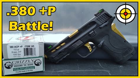 380 P Underwood Vs Grizzly Ballistic Gel Test With The Smith Wesson