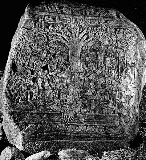 Mayan Tree Of Life Stone Tree Of Life Ancient Artifacts Maya