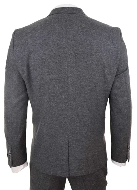 Mens Grey Wool Suit Buy Online Happy Gentleman